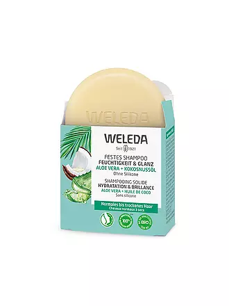 WELEDA | Festes Shampoo Feuchtigkeit und Glanz 50g | 